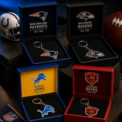 🏈 Designed for all 32 NFL teams — Team Good Luck Energy Keychain 📿🍀