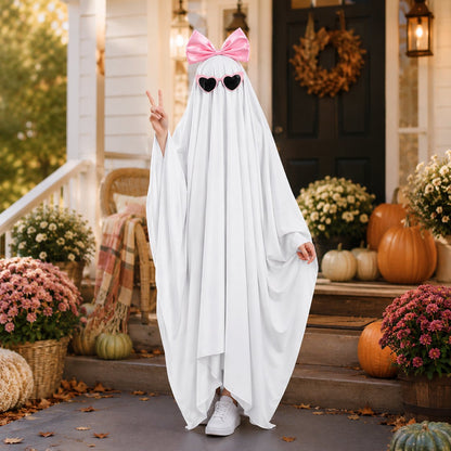👻 The Viral Sheet Ghost Costume Set : Zero Effort, Maximum Spooky Vibe. ✨