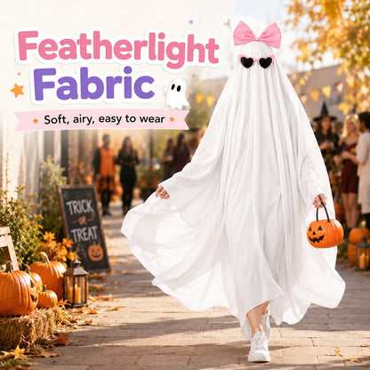 👻 The Viral Sheet Ghost Costume Set : Zero Effort, Maximum Spooky Vibe. ✨