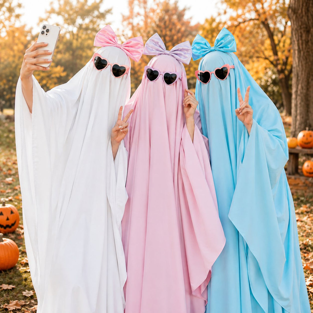 👻 The Viral Sheet Ghost Costume Set : Zero Effort, Maximum Spooky Vibe. ✨