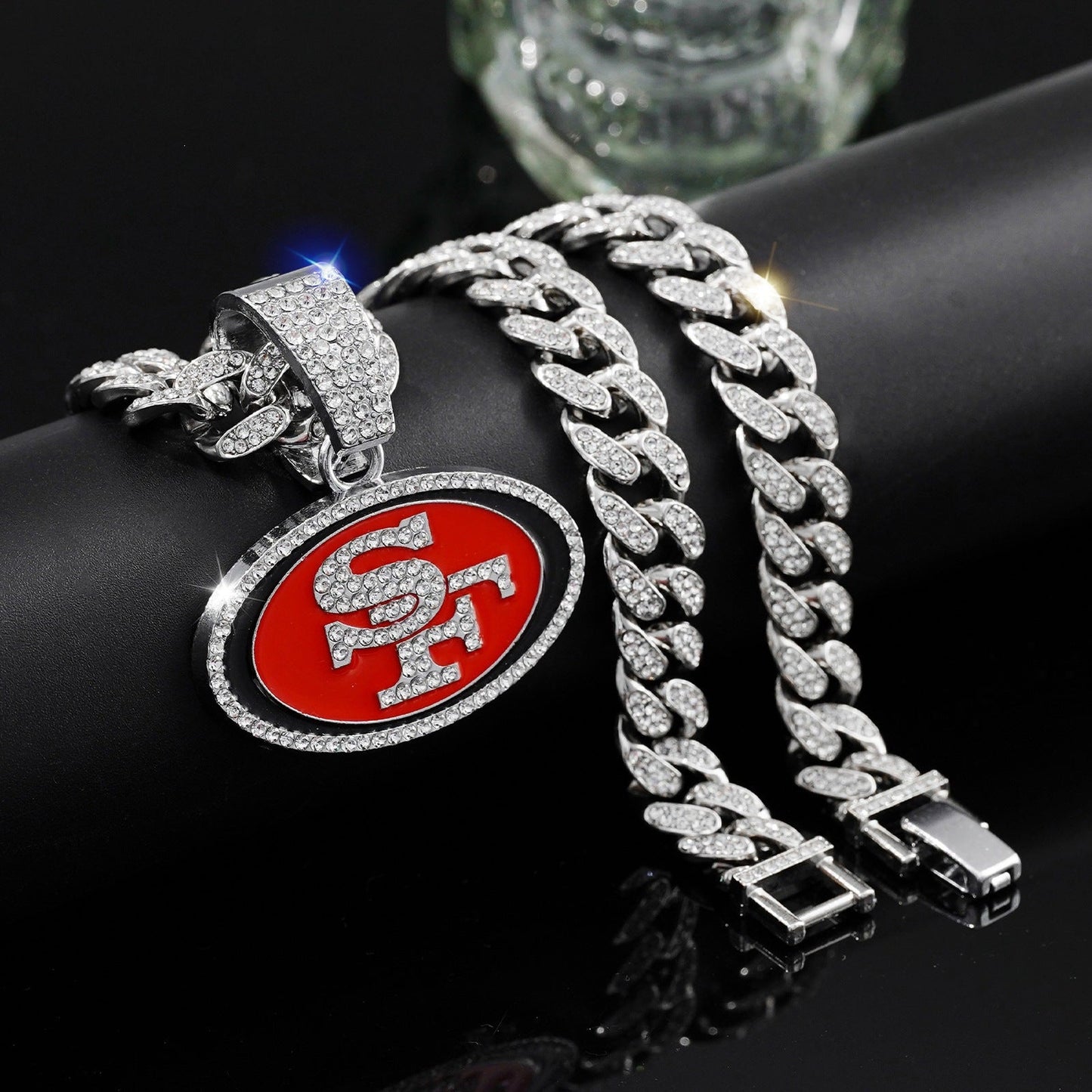 🔥 LAST DAY: Up to 63% OFF – NFL Team Pride Gem Chain Necklace