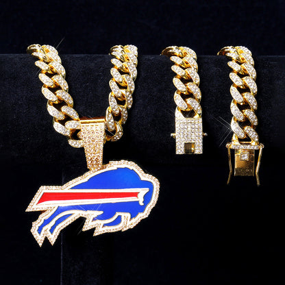 🔥 LAST DAY: Up to 63% OFF – NFL Team Pride Gem Chain Necklace