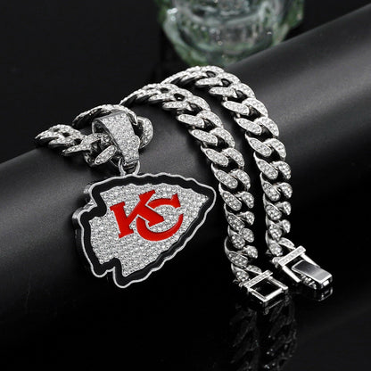 🔥 LAST DAY: Up to 63% OFF – NFL Team Pride Gem Chain Necklace