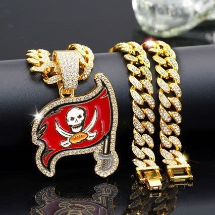 🔥 LAST DAY: Up to 63% OFF – NFL Team Pride Gem Chain Necklace