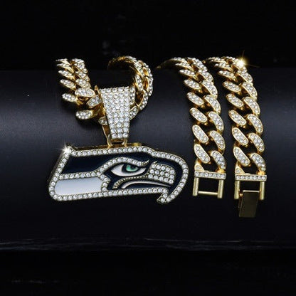 🔥 LAST DAY: Up to 63% OFF – NFL Team Pride Gem Chain Necklace