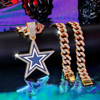 🔥 LAST DAY: Up to 63% OFF – NFL Team Pride Gem Chain Necklace