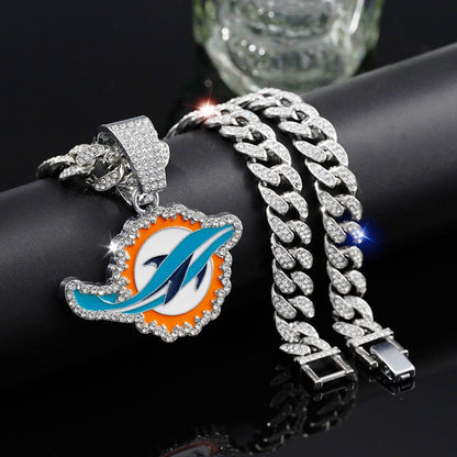 🔥 LAST DAY: Up to 63% OFF – NFL Team Pride Gem Chain Necklace
