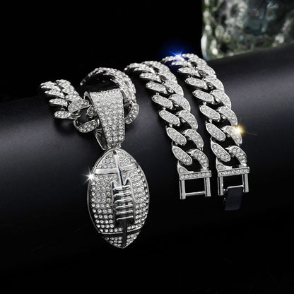 🔥 LAST DAY: Up to 63% OFF – NFL Team Pride Gem Chain Necklace