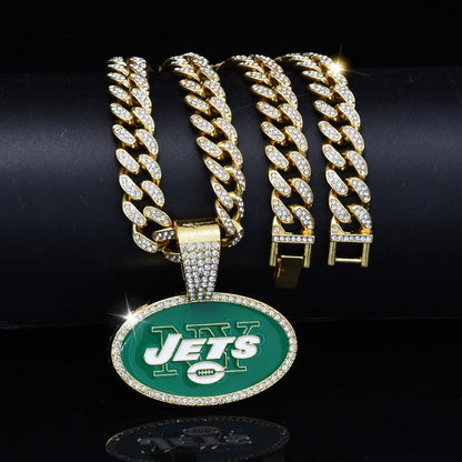 🔥 LAST DAY: Up to 63% OFF – NFL Team Pride Gem Chain Necklace