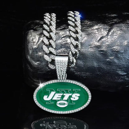 🔥 LAST DAY: Up to 63% OFF – NFL Team Pride Gem Chain Necklace