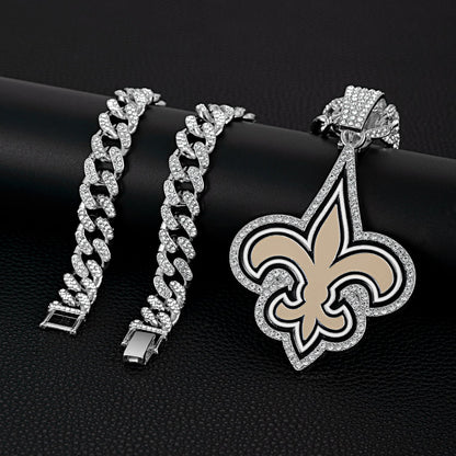 🔥 LAST DAY: Up to 63% OFF – NFL Team Pride Gem Chain Necklace