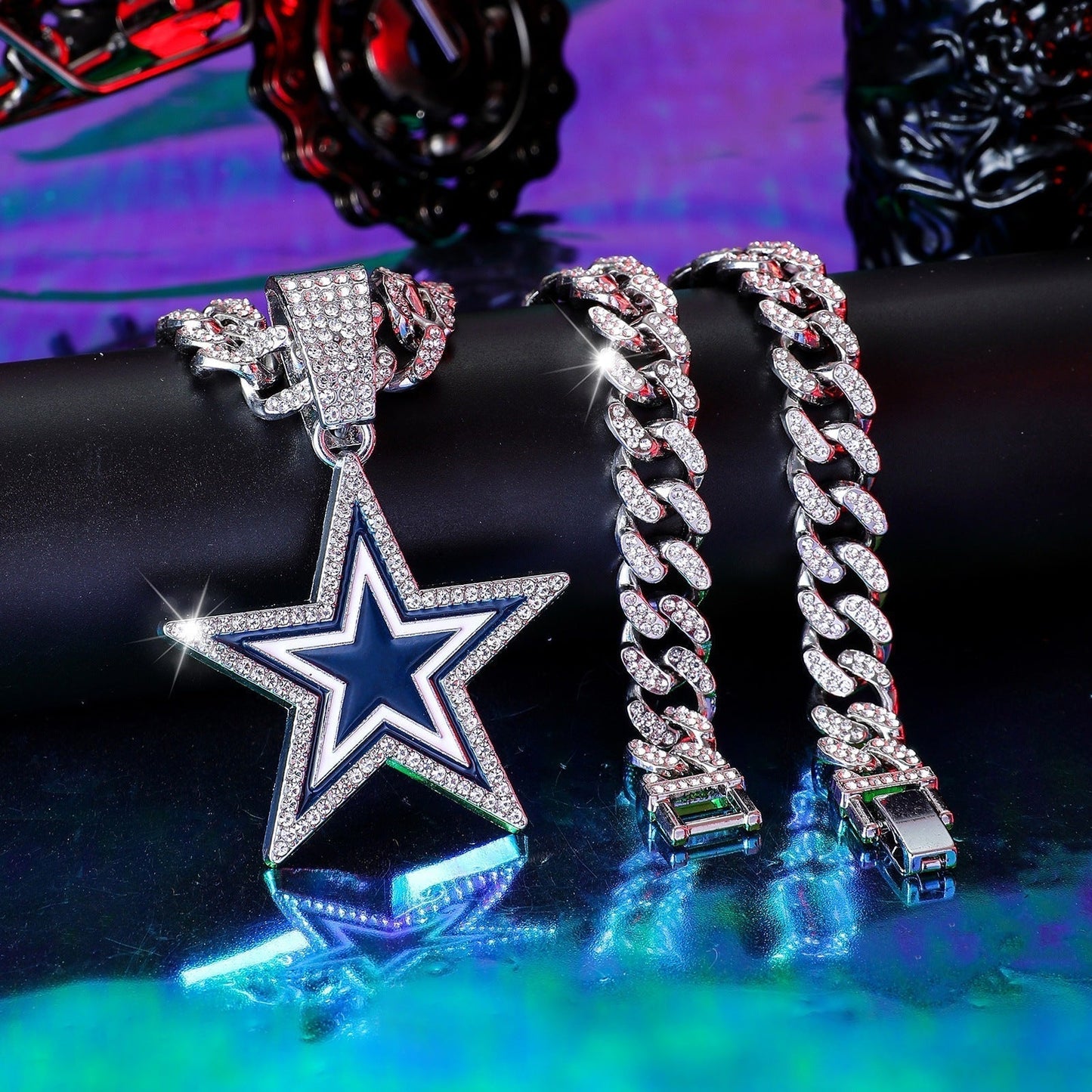 🔥 LAST DAY: Up to 63% OFF – NFL Team Pride Gem Chain Necklace