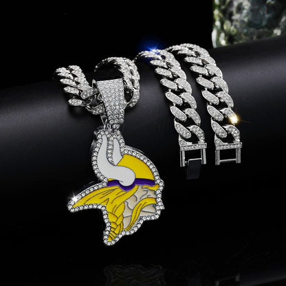 🔥 LAST DAY: Up to 63% OFF – NFL Team Pride Gem Chain Necklace
