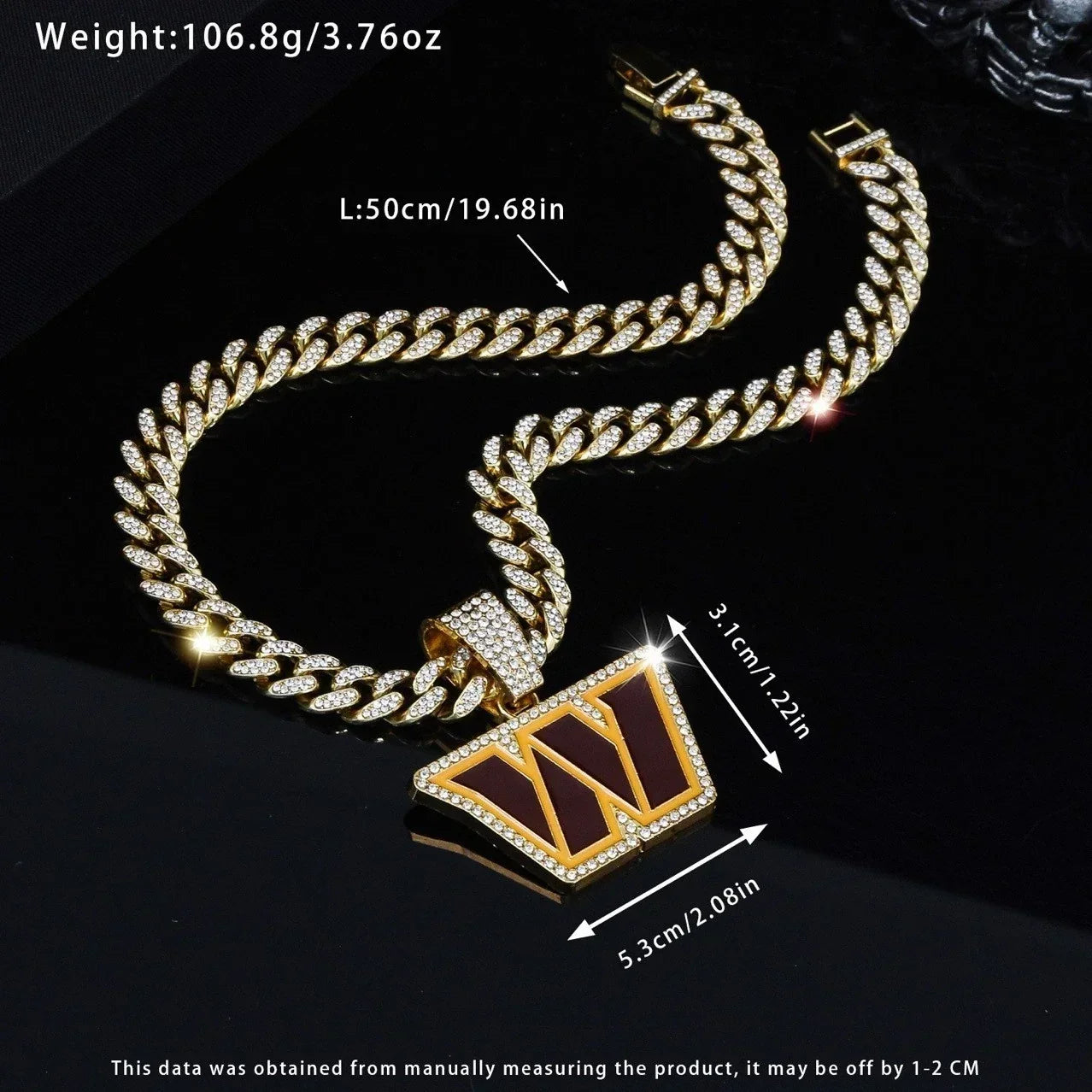 🔥 LAST DAY: Up to 63% OFF – NFL Team Pride Gem Chain Necklace